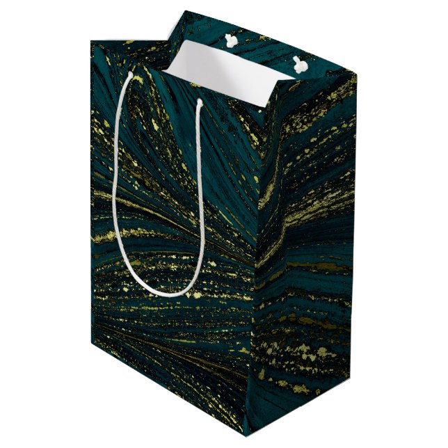Abstract Wraps 15 Medium Gift Bag (Back Angled)