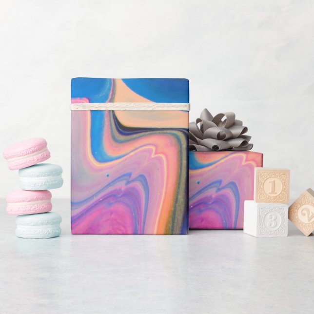 Abstract Wraps 6 Wrapping Paper (Baby Shower)
