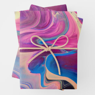 Abstract Wraps 6 Wrapping Paper Sheet