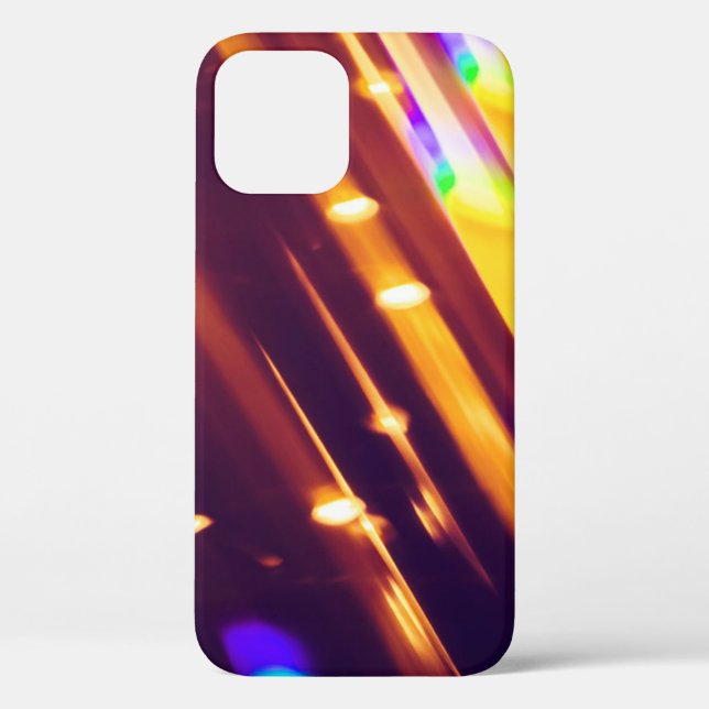 Abstract xmas Gold sparkles or glitter lights. Chr Case-Mate iPhone Case (Back)