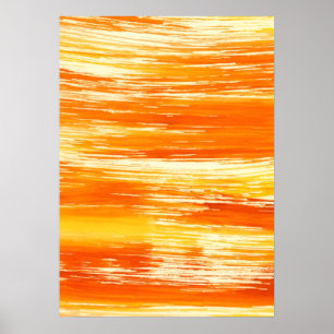 Abstract yellow background from watercolor poster