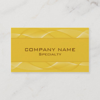 Abstract Yellow Business Cards