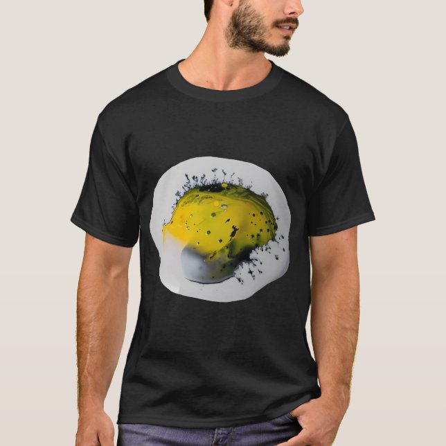 Abstract yellow fish T-Shirt (Front)