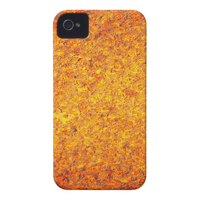Abstract yellow orange rusty metal surface Case-Mate iPhone case (Back)