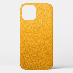 Abstract yellow sparkle iPhone 12 pro case
