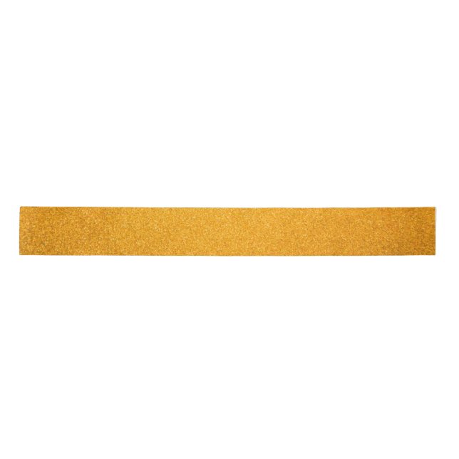 Abstract yellow sparkle satin ribbon (Front)