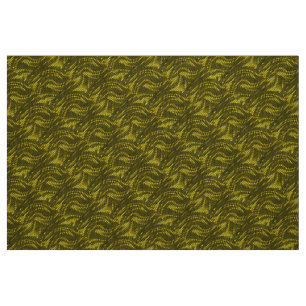 Abstract yellow Swirl Pattern Fabric