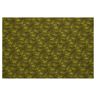 Abstract yellow Swirl Pattern Fabric