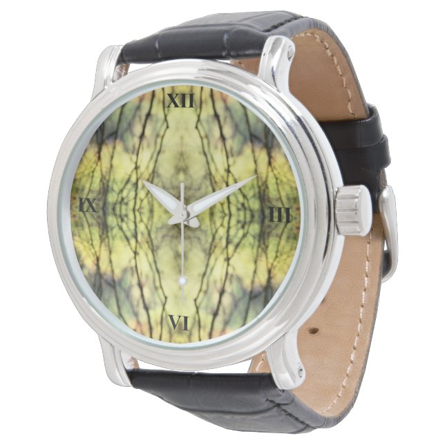 Abstract Yellow Trees Watch (Angled)