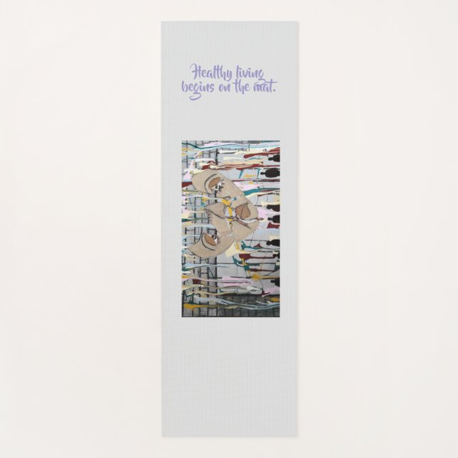 Abstract Yoga Mat  (Front)