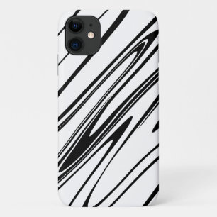 Abstract Zebra Print iPhone 11 Case