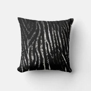 Abstract Zebra Print Cushion