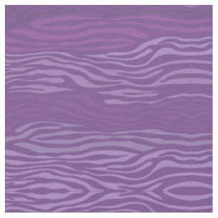 Abstract Zebra Purple Rains Fabric
