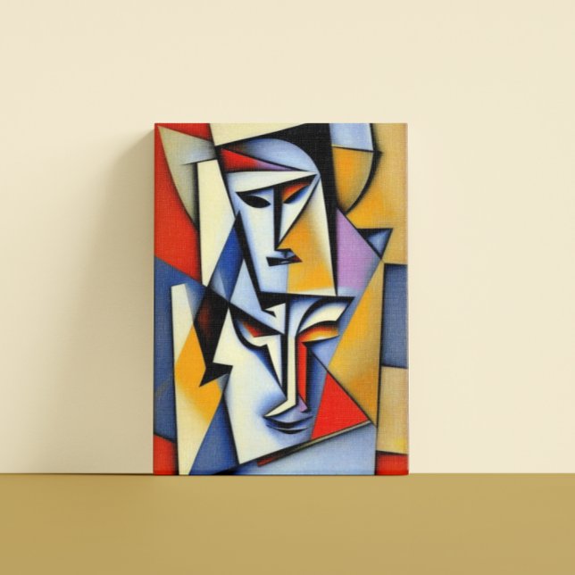 Abstract Zen Cubist Canvas Print (Creator Uploaded)