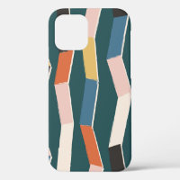 Abstract zig zag seamless pattern,hand painted irr
