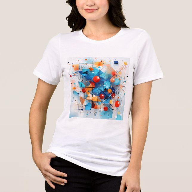 AbstractAura  Tri-Blend Shirt (Front)