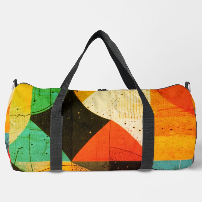 Abstracted Graphics Duffle Bag (Front)