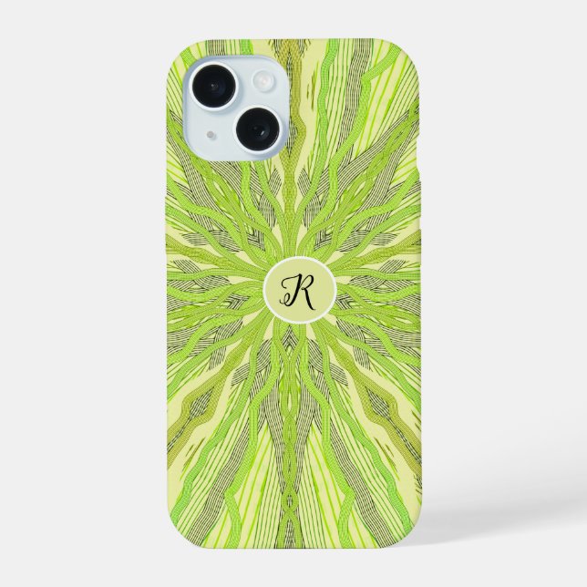 Abstracted green Case-Mate iPhone case (Back)