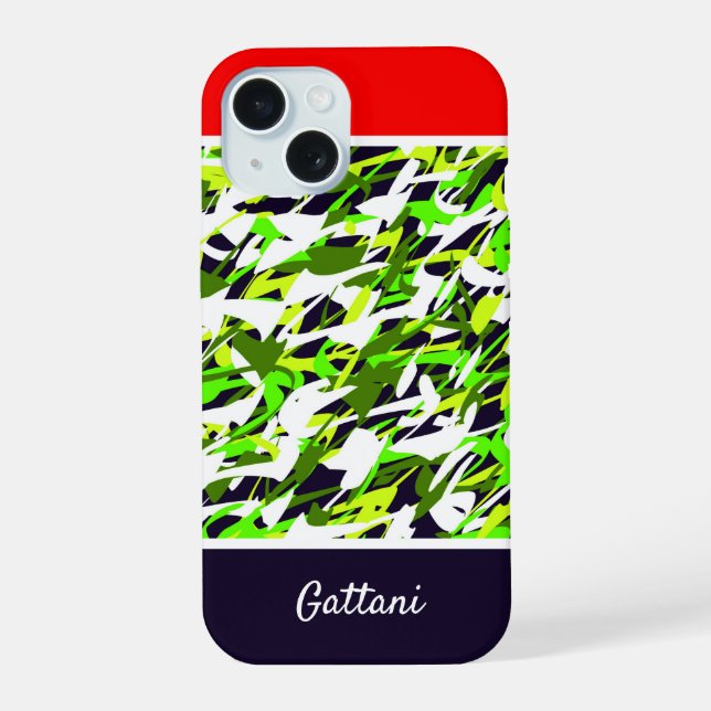 Abstracted iPhone 15 Case (Back)