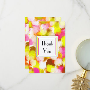 Abstracted Thank You Card