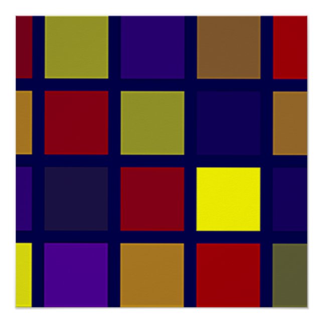 Abstractie 14 poster (Front)