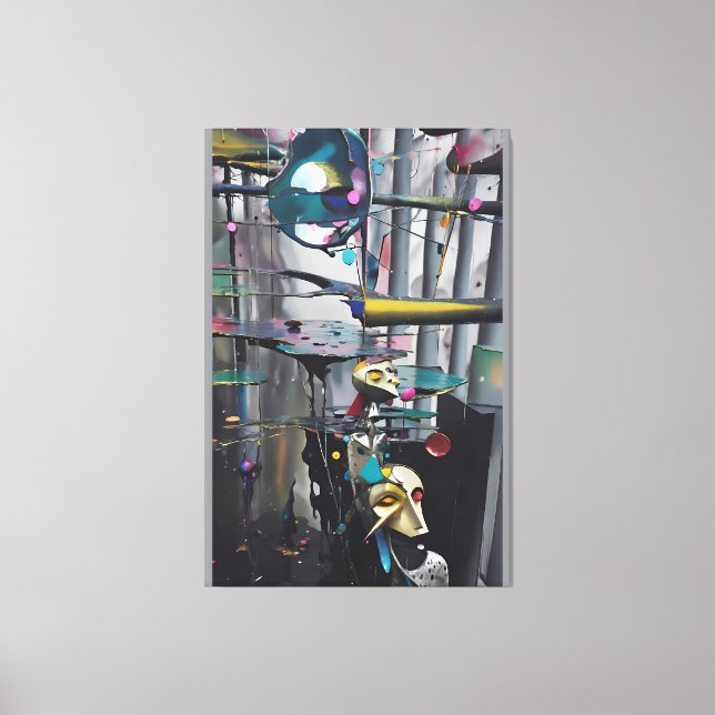 Abstracting Your Future - Ken Gauge Art Canvas Print (Front)