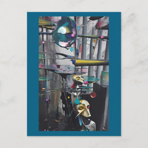 Abstracting Your Future - Ken Gauge Art Postcard