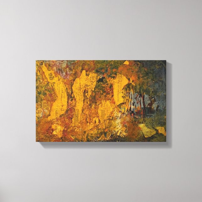 Abstraction 1 canvas print (Front)