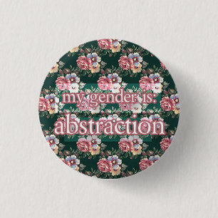 abstraction 3 cm round badge