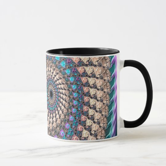 Abstraction Art Lilac And Purple Wheen Mug
