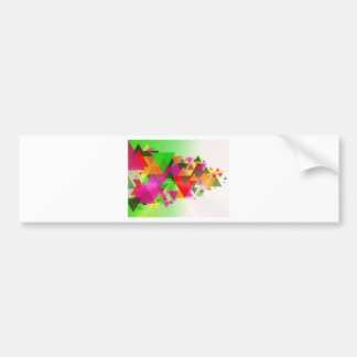 abstraction bumper sticker
