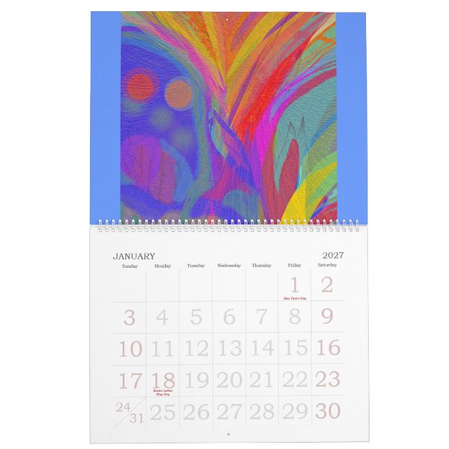ABSTRACTION calendar (Jan 2027)