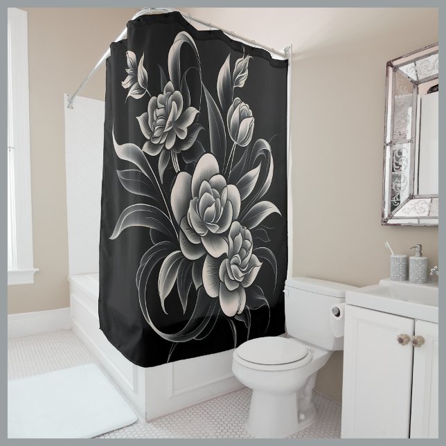 Abstraction Encapsulated Shower Curtain (Abstraction Encapsulated Shower Curtain
)