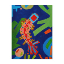 abstraction, fish, carp, cubism,