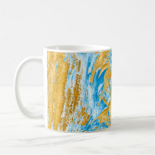 Abstraction: image in beautiful colours, in soft b coffee mug