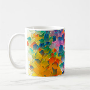 Abstraction oil painting. Creative design backgrou Coffee Mug