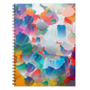 Abstraction oil painting. Creative design backgrou Notebook