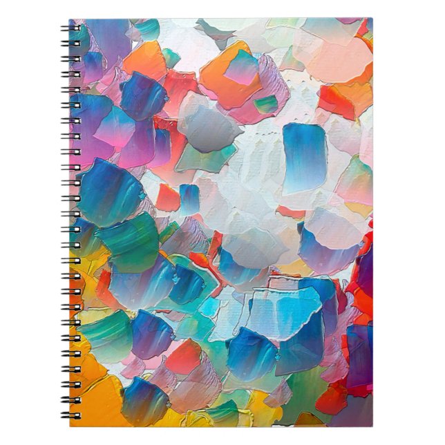 Abstraction oil painting. Creative design backgrou Notebook (Front)