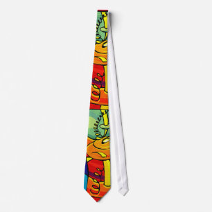 "ABSTRACTION" TIE