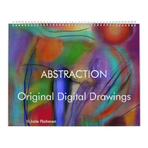 ABSTRACTIONS digital drawing calendar