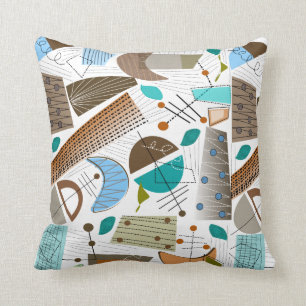 Abstracts Mid-Century Cushion