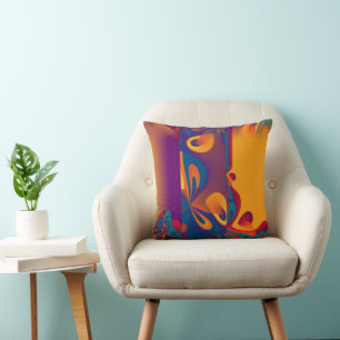 Abstracts Swirls - seamless pattern 5 Cushion