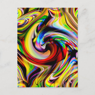 Abstrakt in Perfektion Postcard
