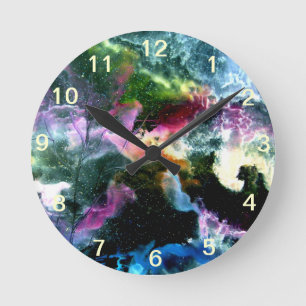 Abstrakt Round Clock