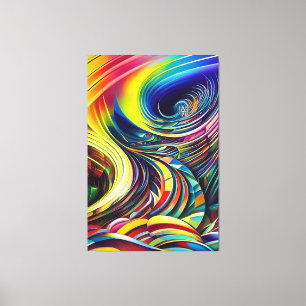 Abstrakte Kunst Canvas Print