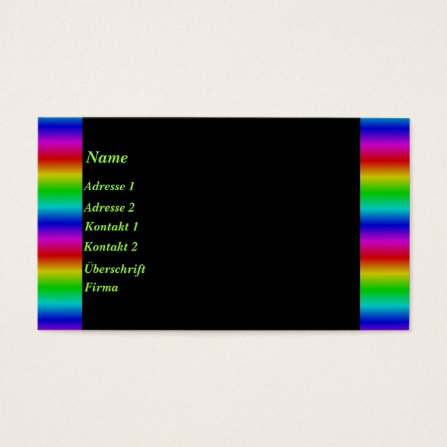 Abstrakte Regenbogenstreifen (Front)