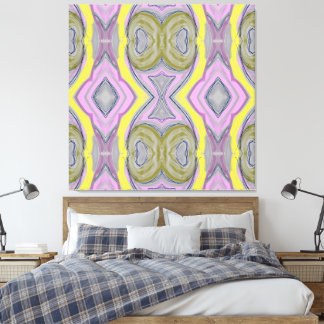 Abstrato Amarelo Canvas Print