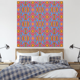 Abstrato Laranja Canvas Print