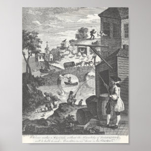 Absurd Perspectives, William Hogarth Poster