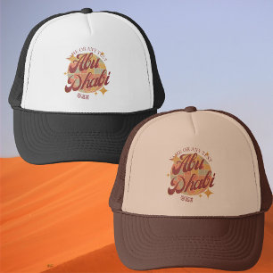 Abu Dhabi City UAE clothing clothes  Trucker Hat